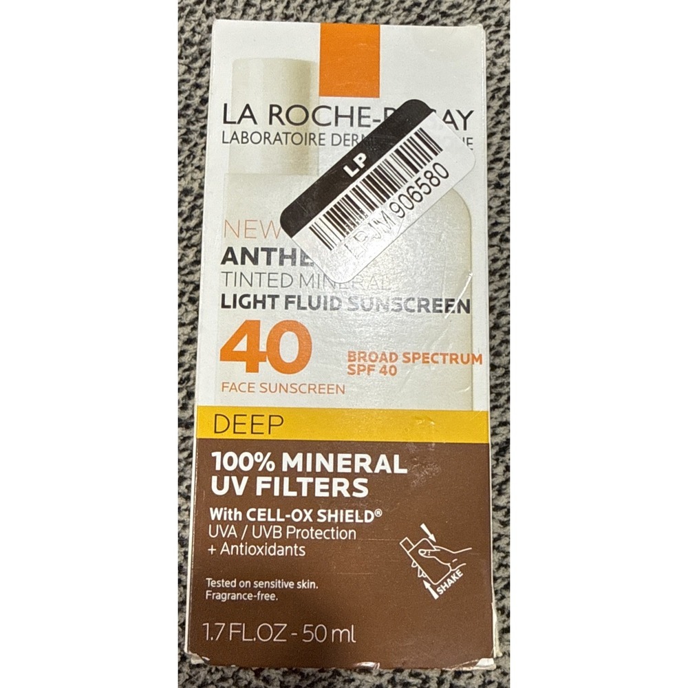La Roche Posay Anthelios 40 Tinted Mineral Sunscreen-1.7 fl oz- Deep EXP 11/2027